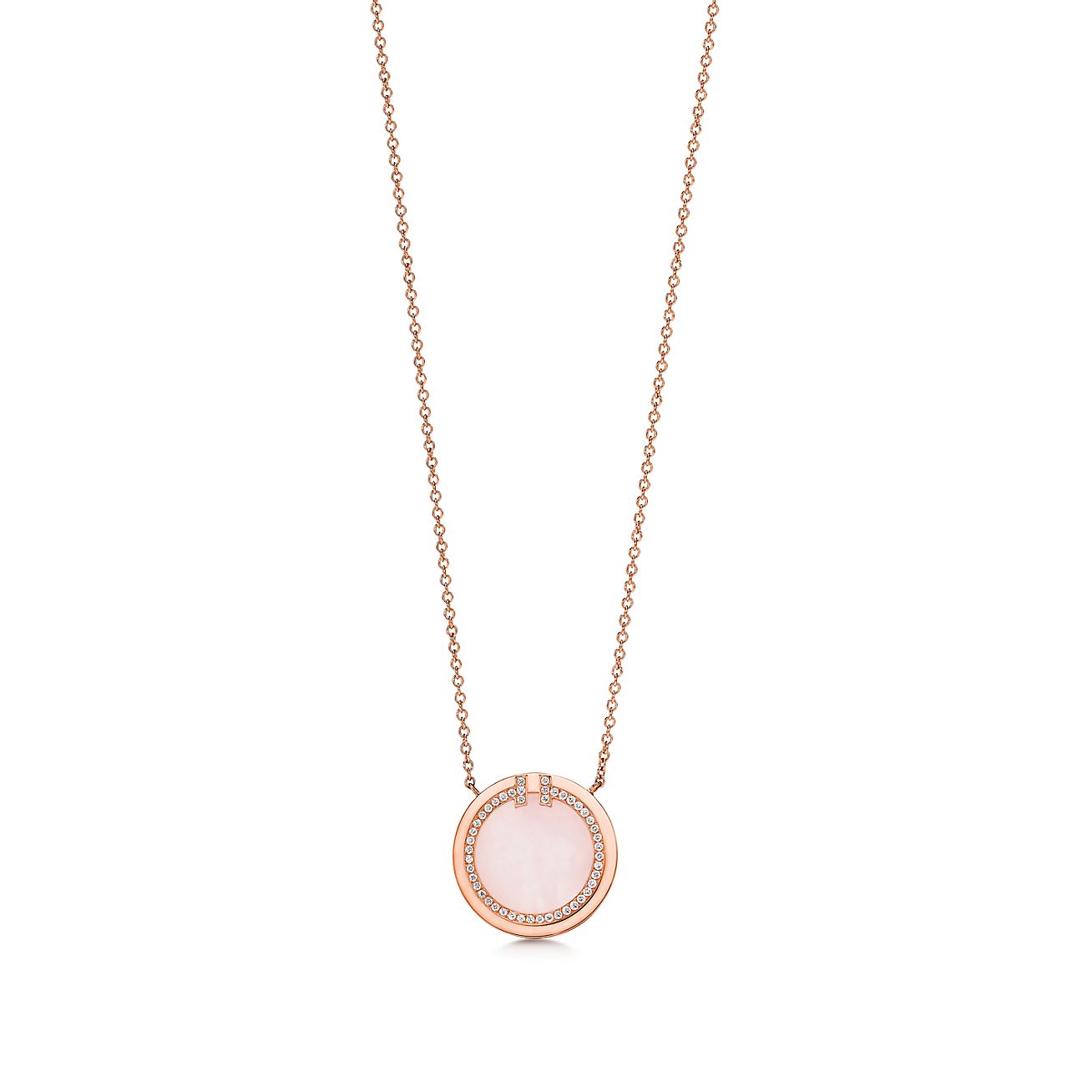 Return to Tiffany™ Double Heart Tag Pendant in Silver and Rose Gold, Mini |  Tiffany & Co.