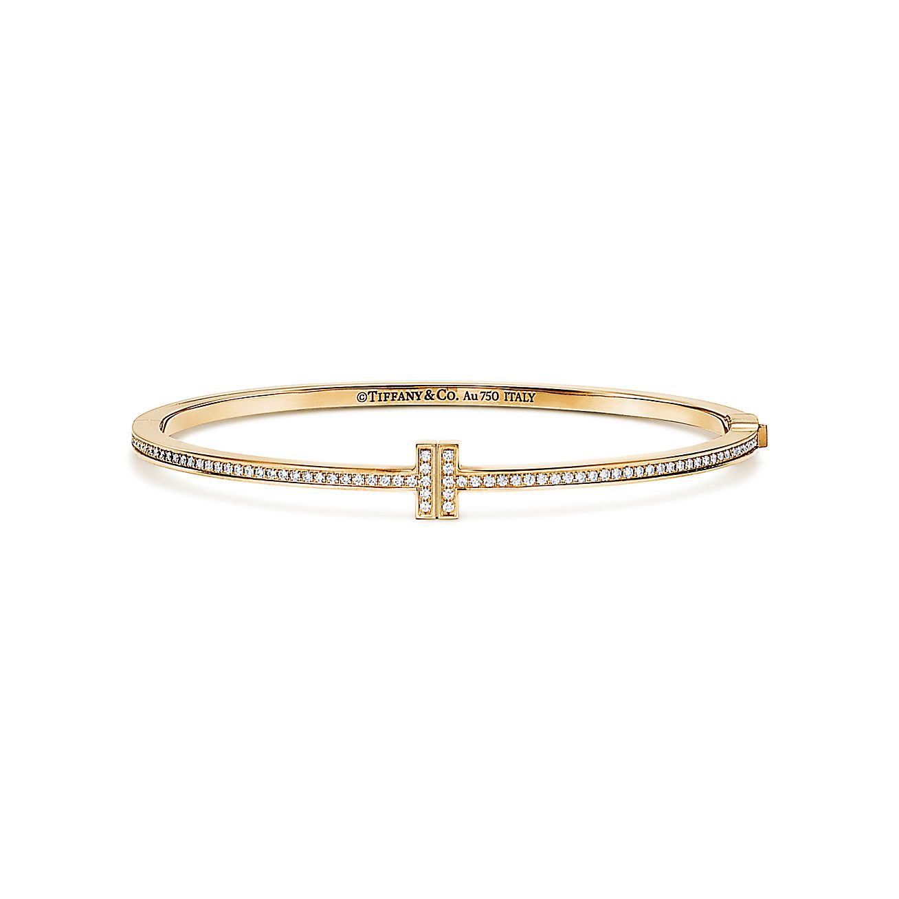 tiffany t wire bracelet with diamonds