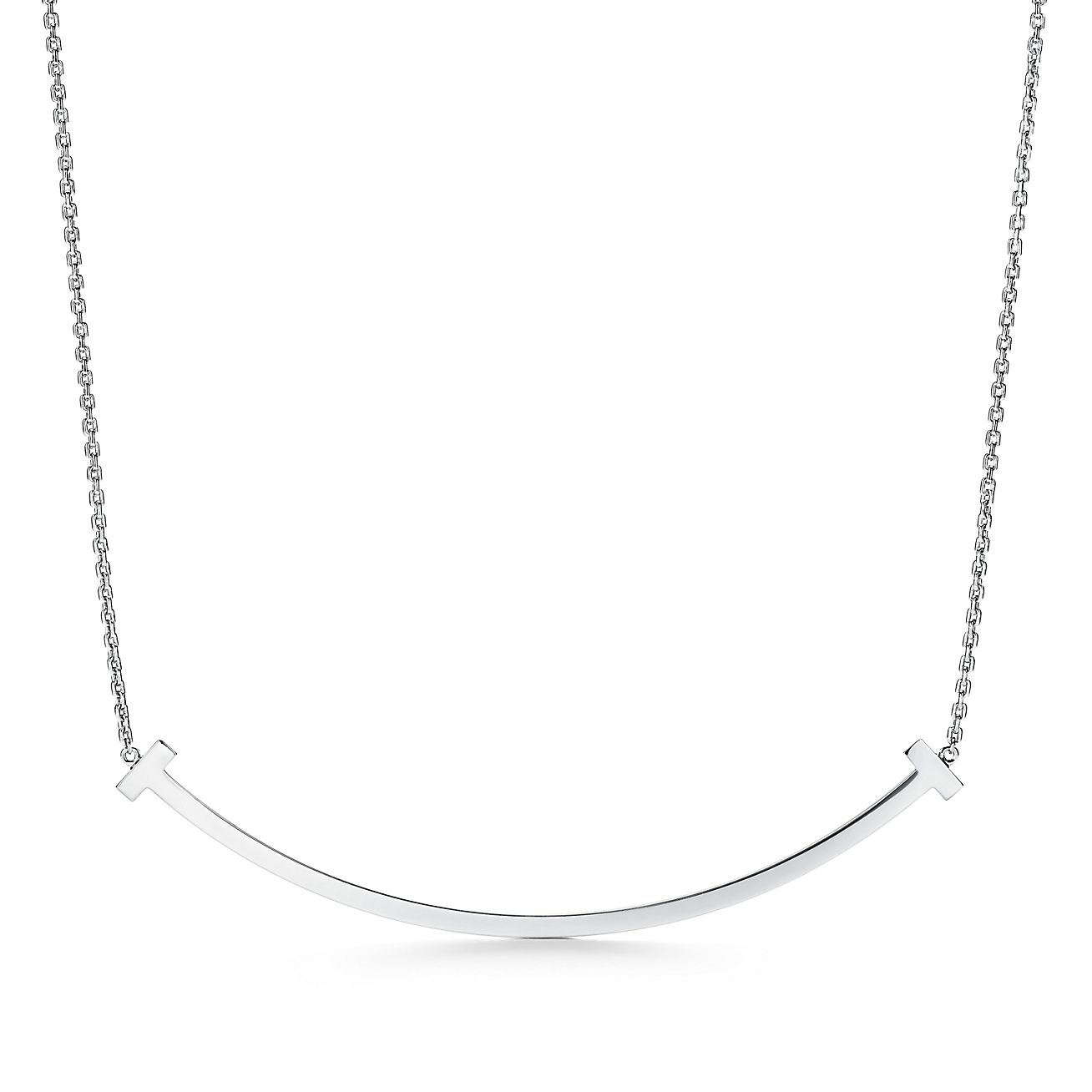 tiffany t necklace silver