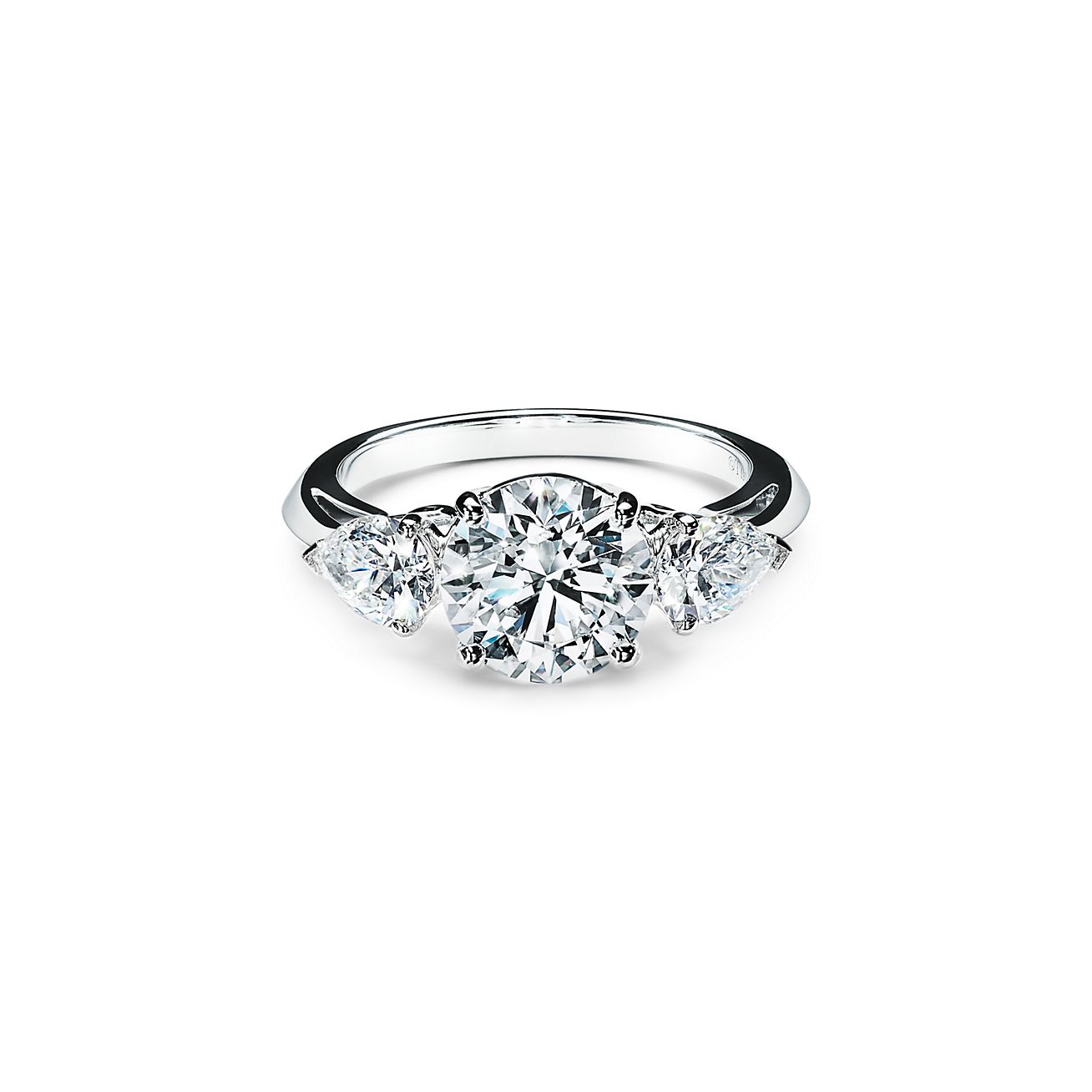 Помолвочное кольцо Tiffany Three Stone 