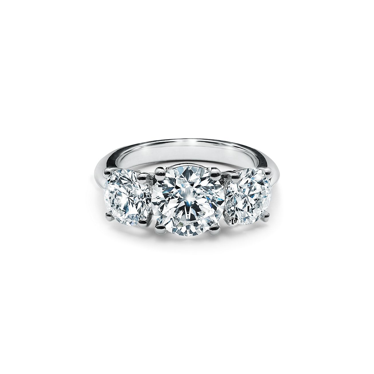 Oval and round diamond 3 stone engagement ring — Edward Fleming Jewellery