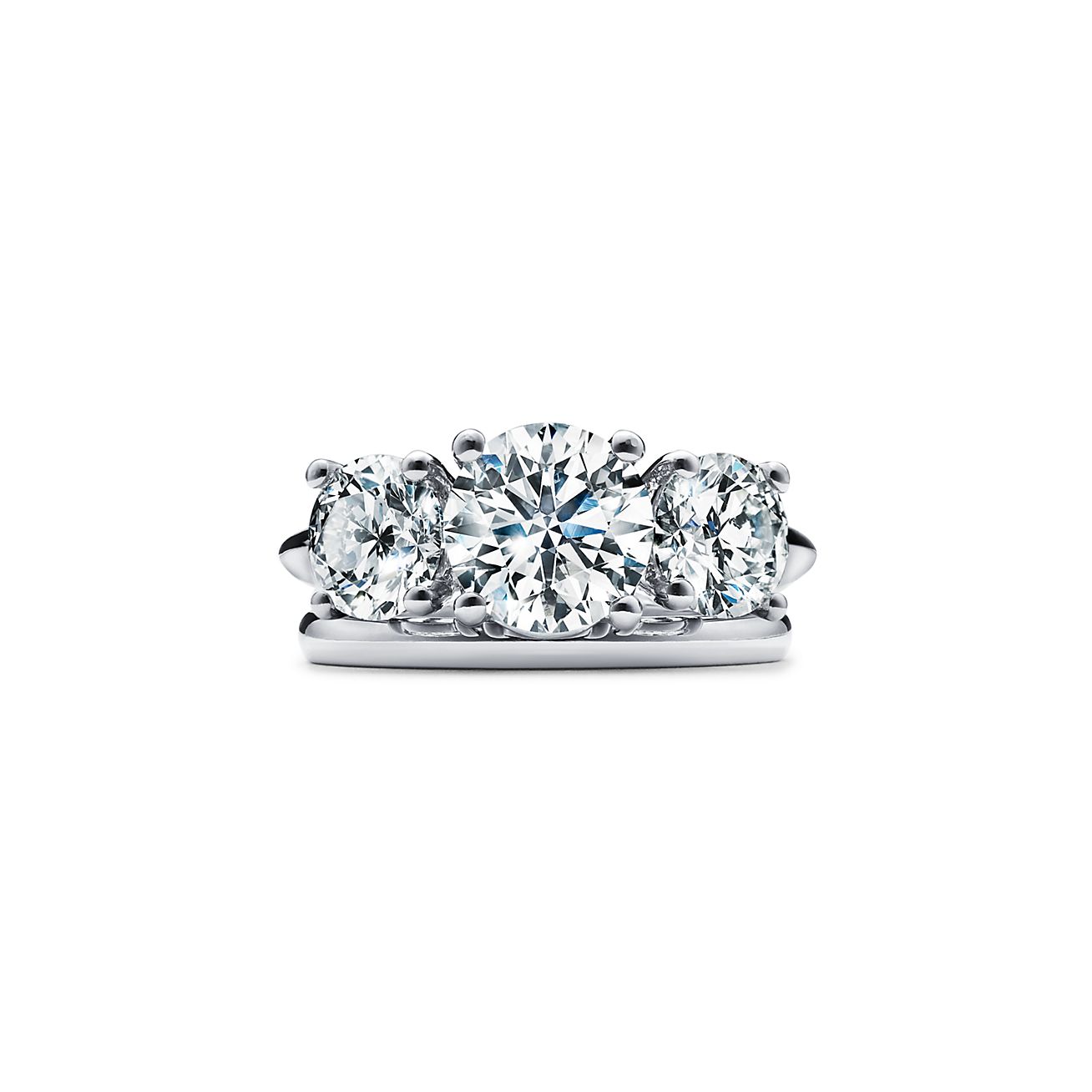 Tiffany Three Stone engagement ring in 