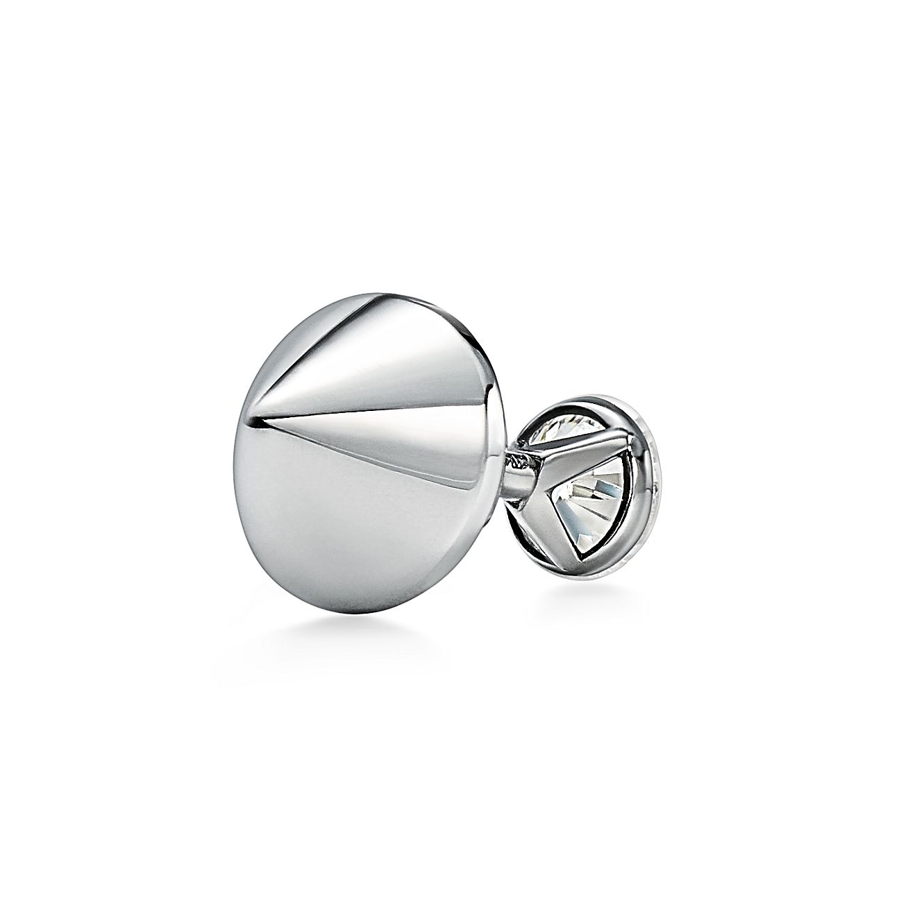 Tiffany Titan Setting by Pharrell Williams Diamond Earrings in Platinum - Alternate shot 1 - Alternate shot 2