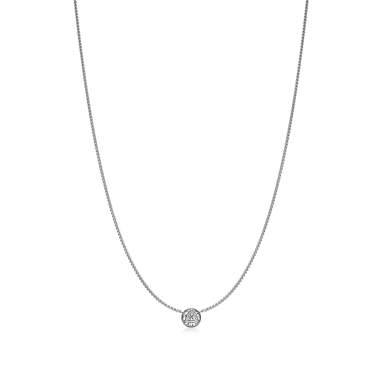 Tiffany Titan Setting by Pharrell Williams Diamond Pendant in Platinum - Alternate shot 1