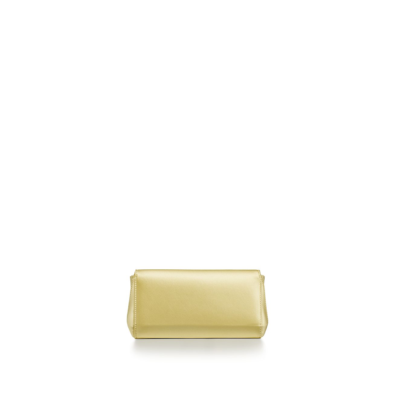 Tiffany T Mini Clutch in Citrine Yellow Satin | Tiffany & Co. US