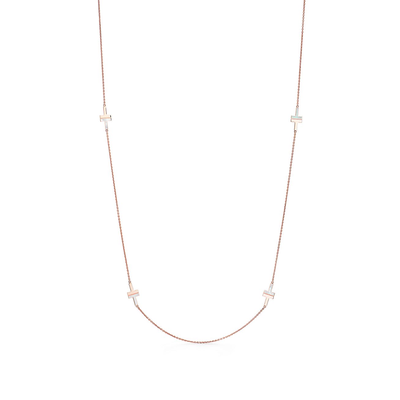 Tiffany T Mother-of-pearl Station Necklace