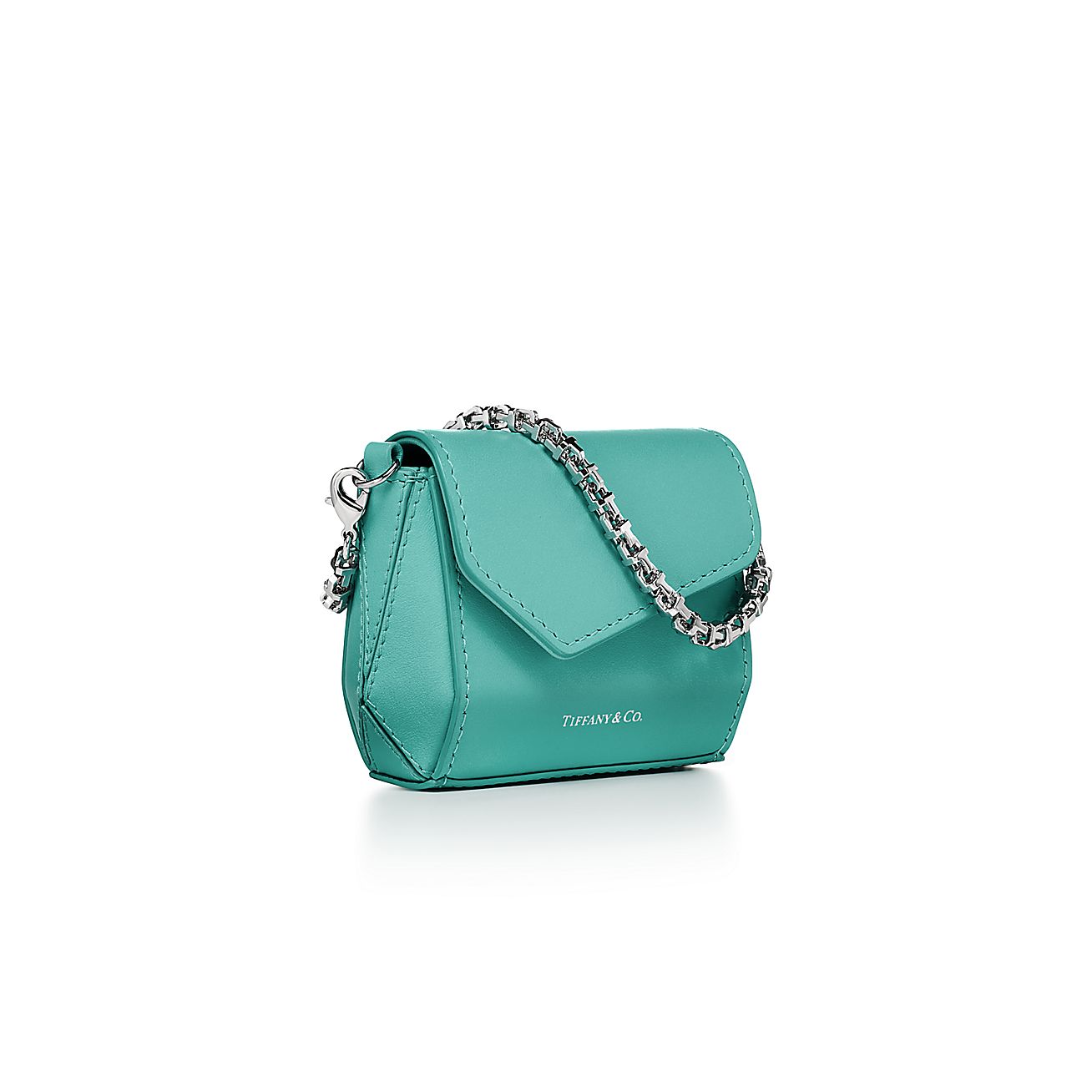 Tiffany T Nano Bag in Tiffany Blue Leather