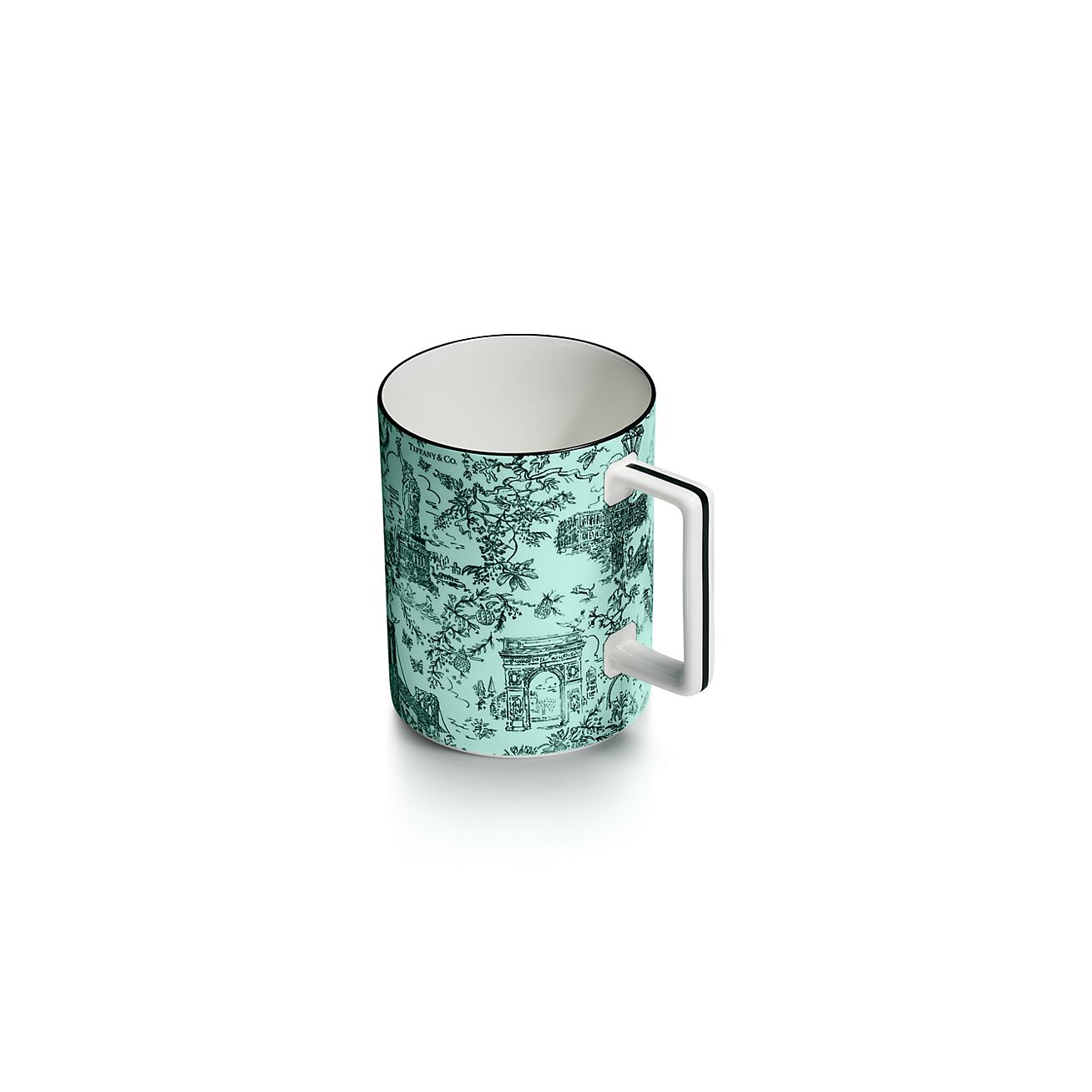 Tiffany Toile Mug in Tiffany Blue® Bone China | Tiffany & Co.