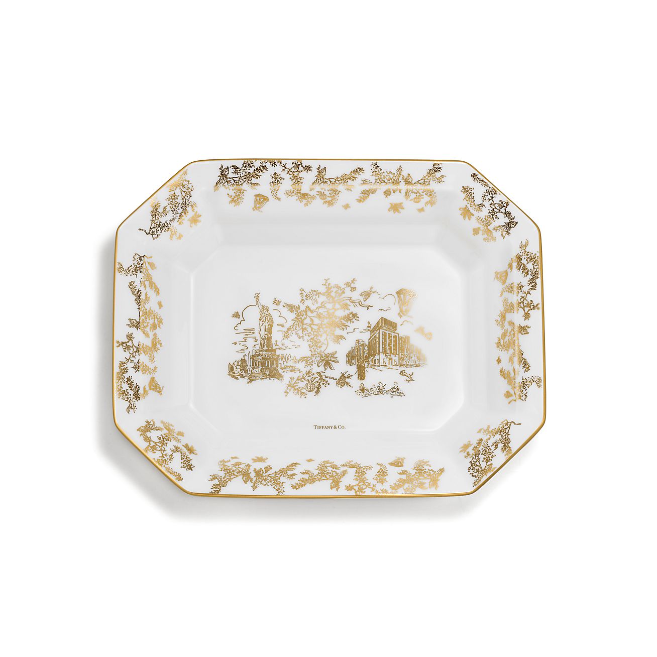 Tiffany Toile Vide Poche in Bone China | Tiffany & Co. CA