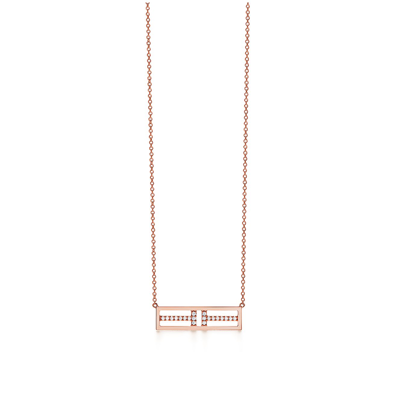 Cheap Tiffany T Extra Large Smile Pendant 18K Rose Gold For Tiffany & Co.  Necklace & Pendant