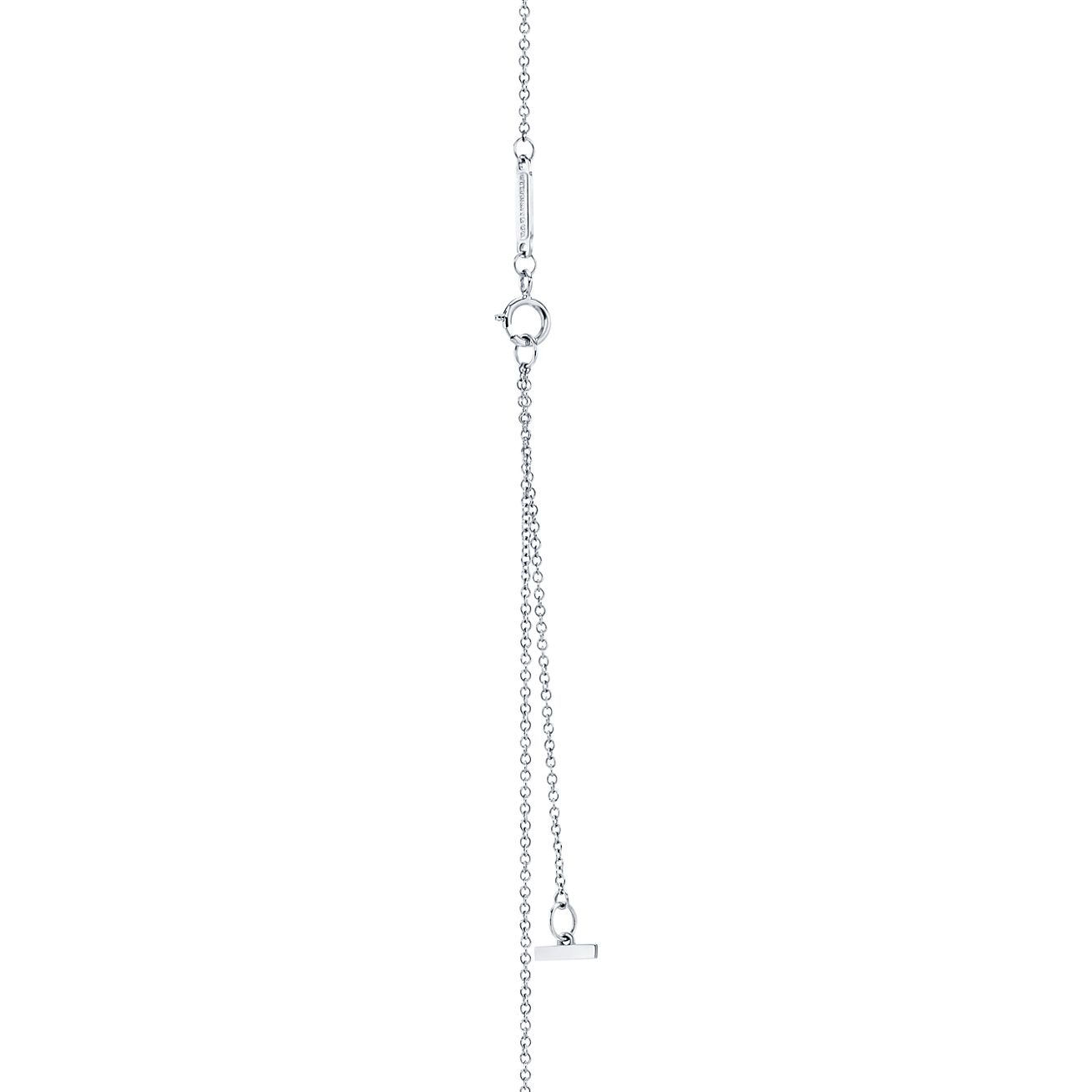 Tiffany & Co. Atlas Roman Numeral Bar Pendant Necklace, 16