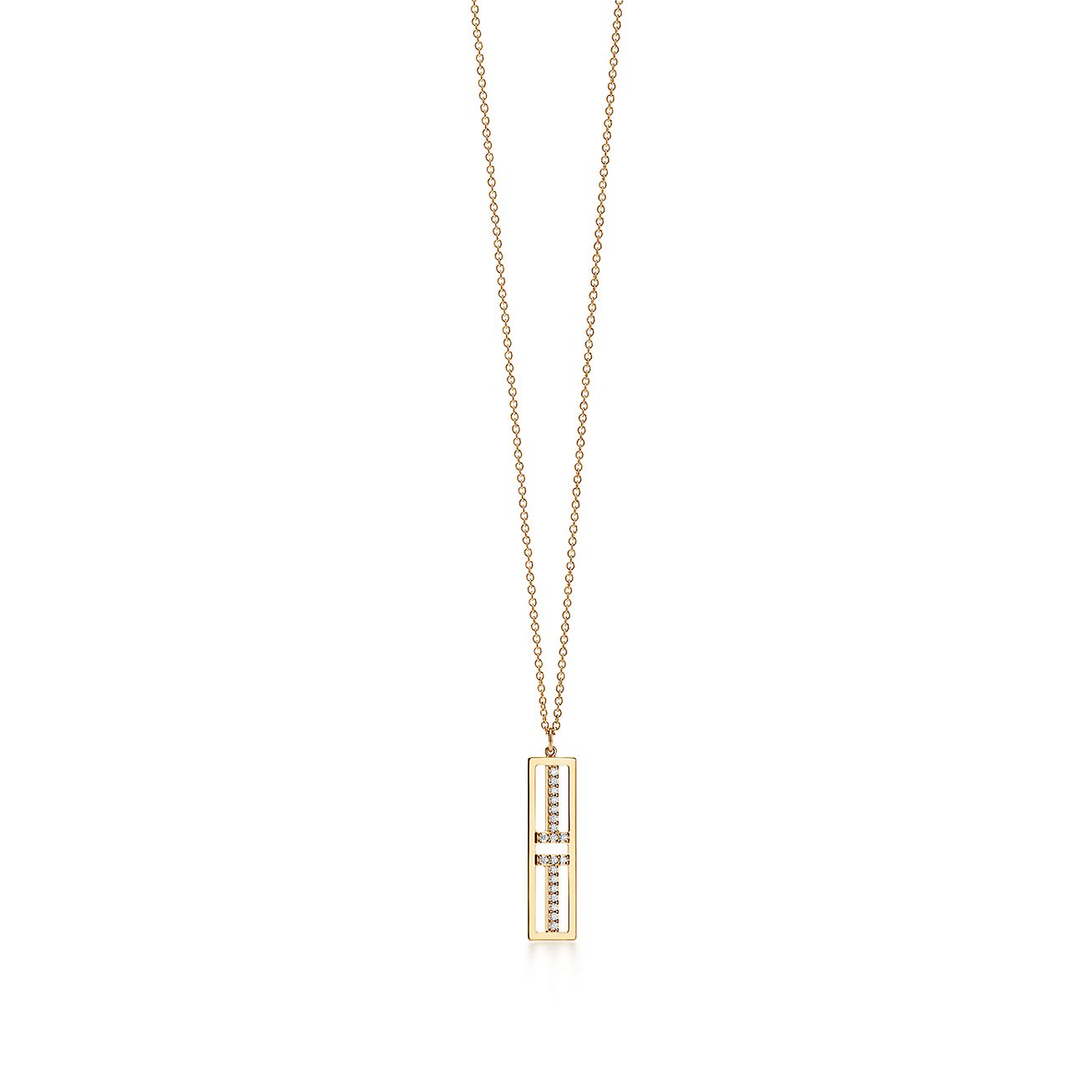 tiffany and co t bar necklace