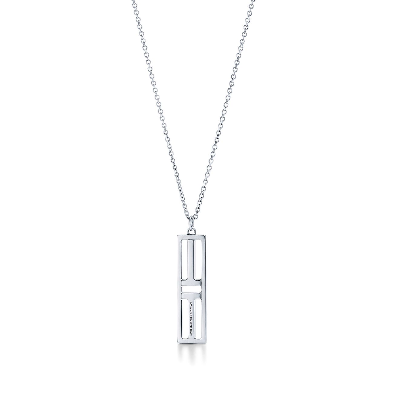 tiffany diamond bar necklace