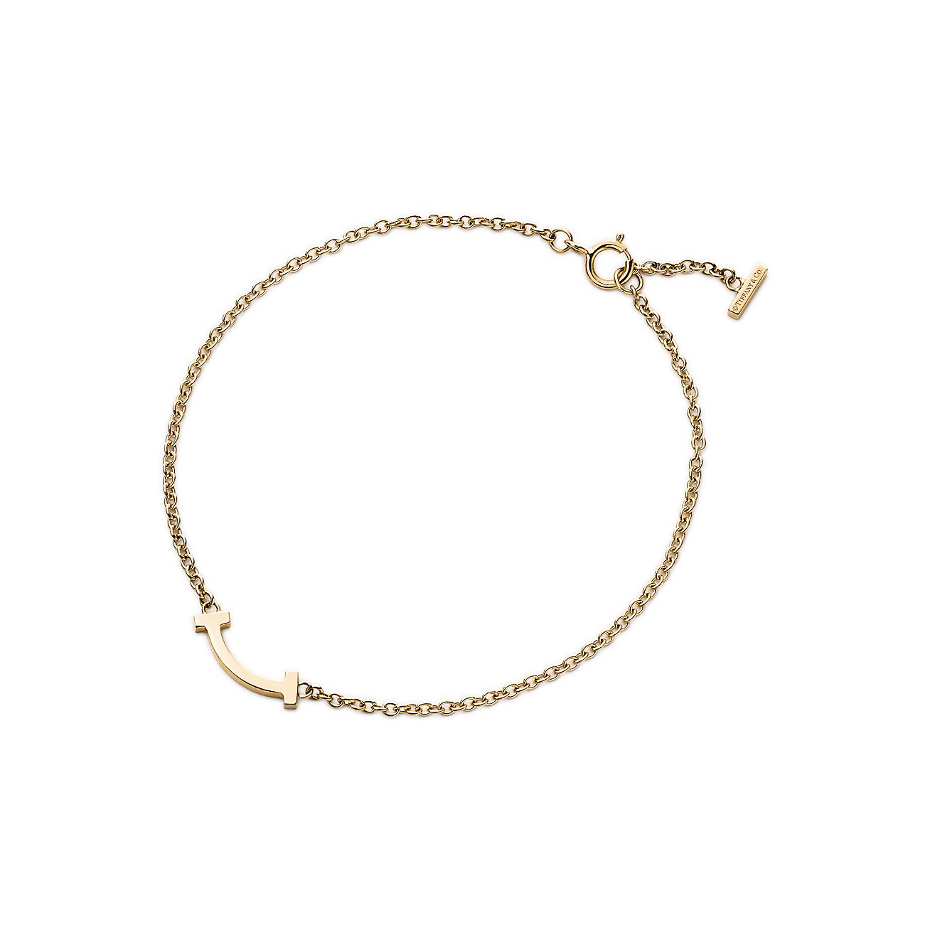 Tiffany T smile bracelet in 18k gold 