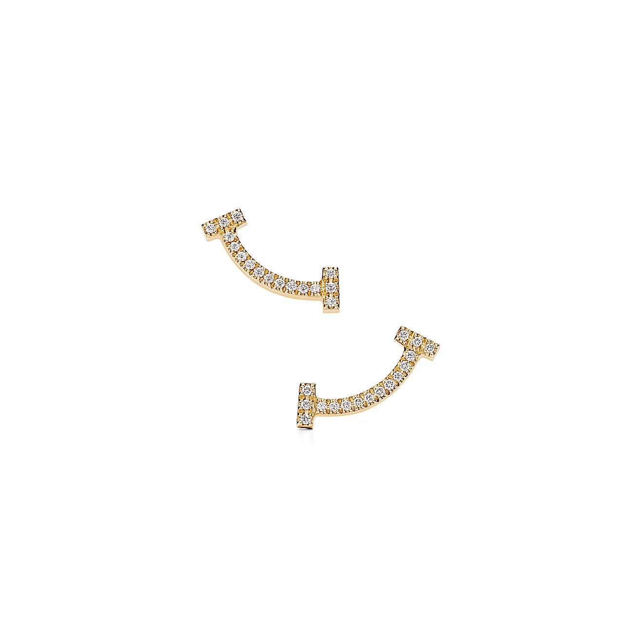 Tiffany T Smile Pendant and Earrings Set