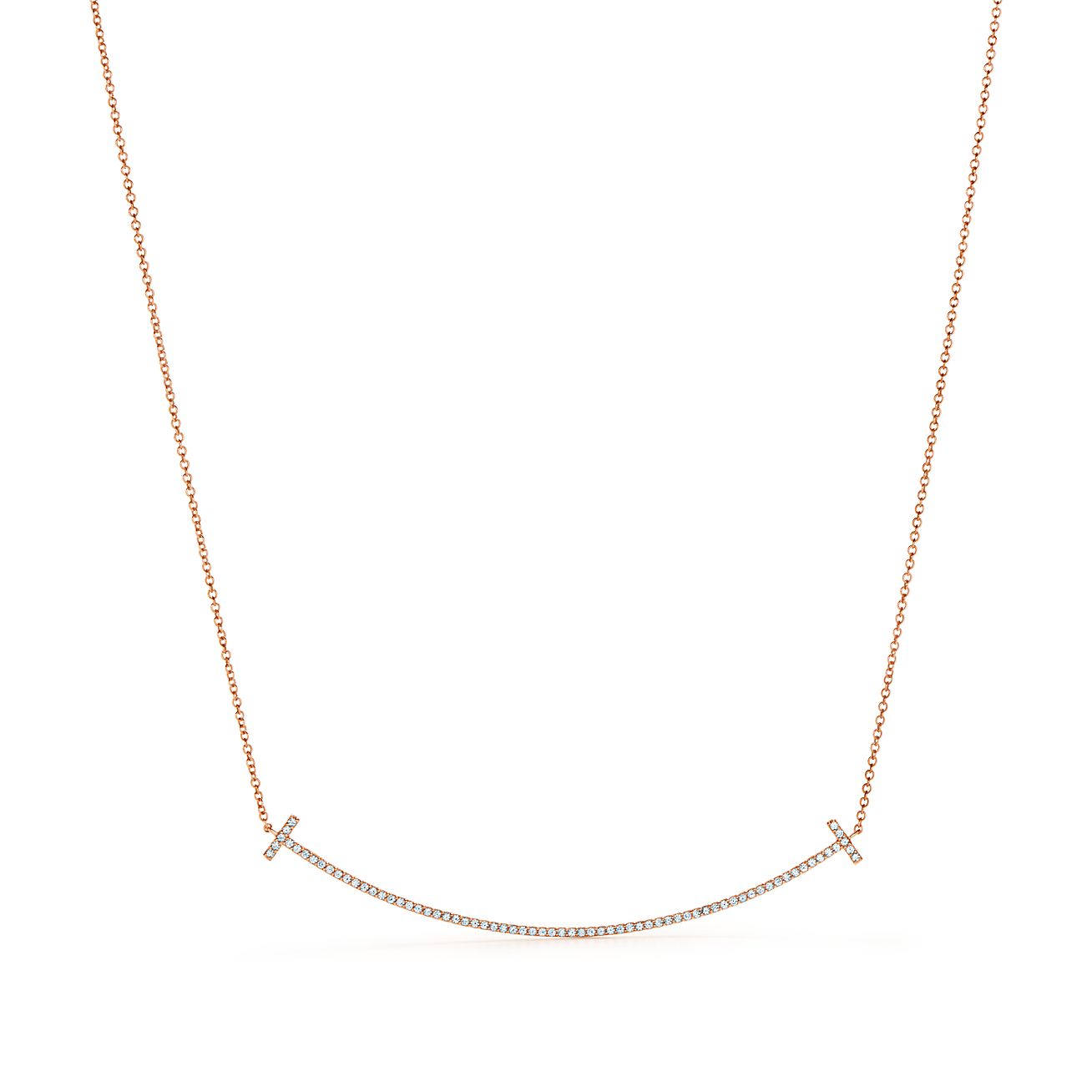 tiffany smile necklace gold