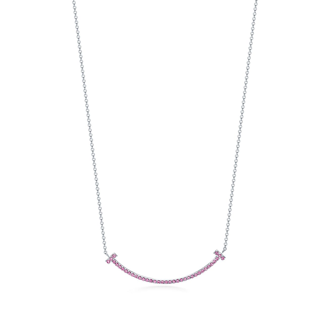 Tiffany Victoria® Diamond Vine Circle Pendant with Pink Sapphires in Rose  Gold | Tiffany & Co.