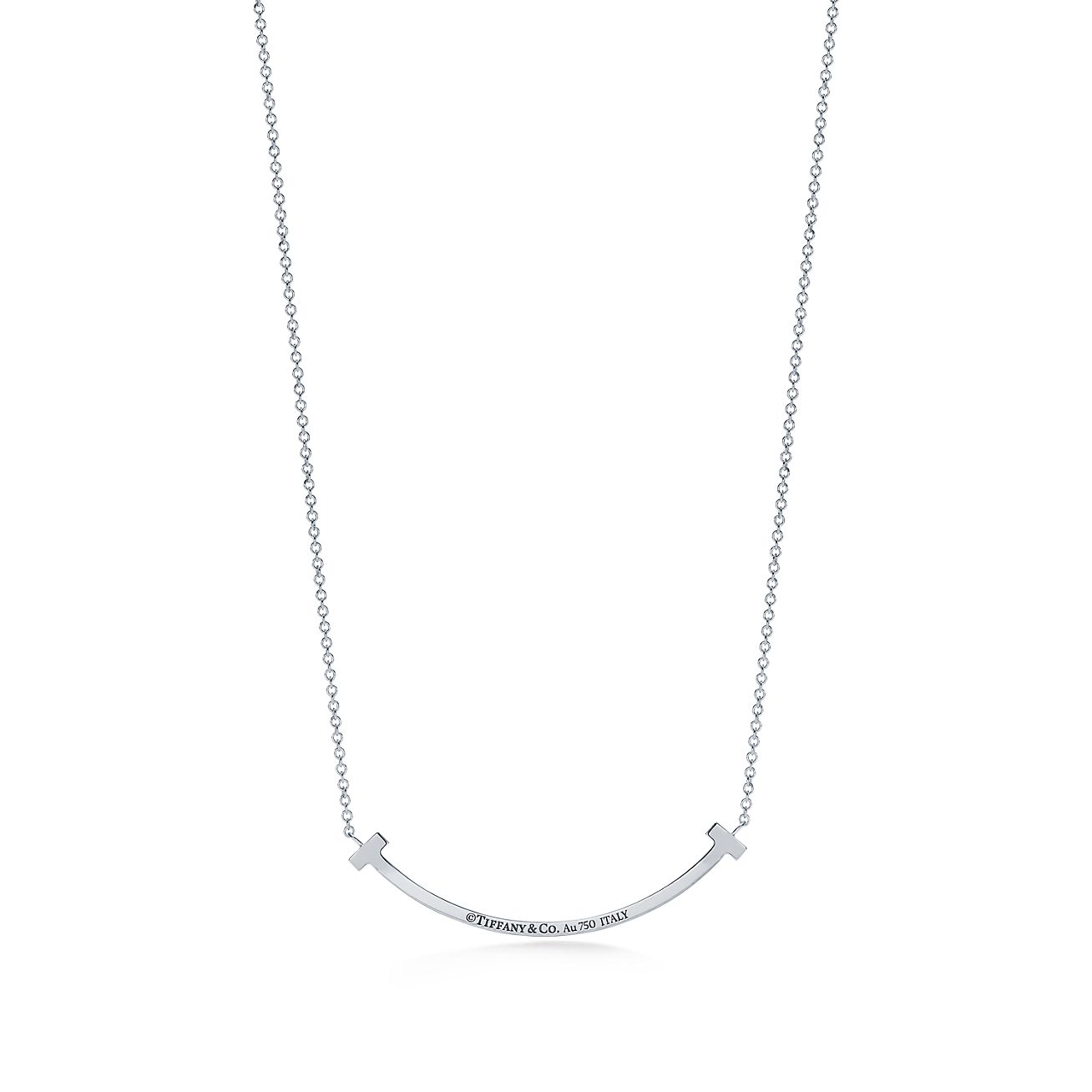 tiffany t smile necklace