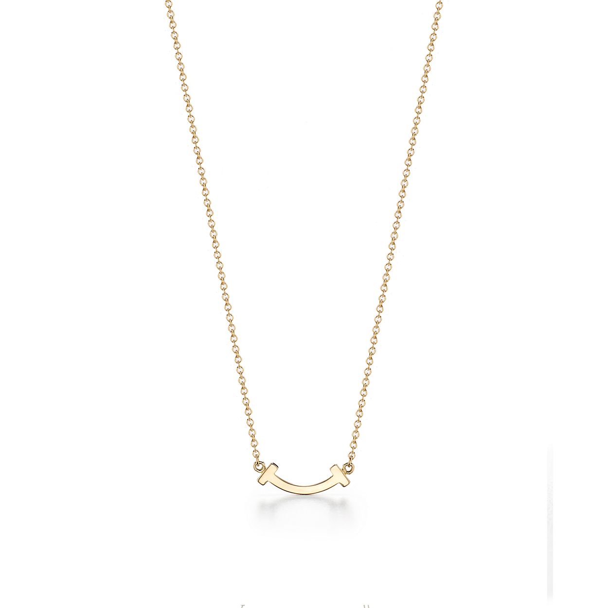 Tiffany T Smile Pendant In 18ct Gold With Diamonds Micro Tiffany Co Tiffany T Smile Pendant In 18ct Gold With Diamonds Micro Tiffany Co
