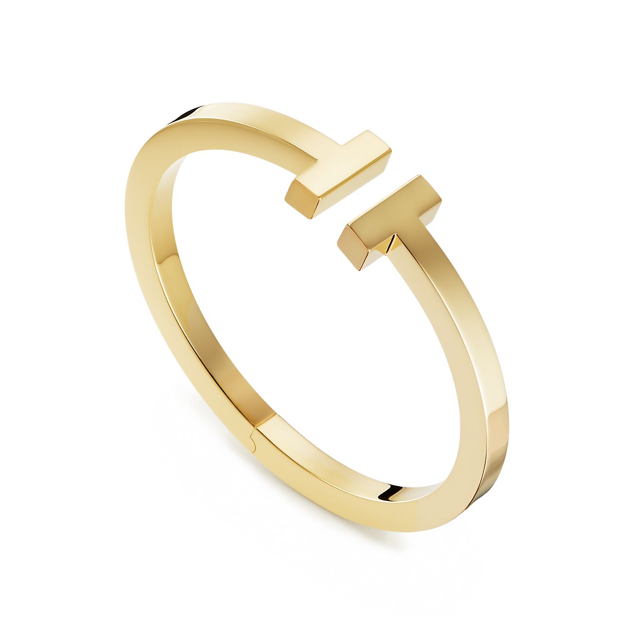 18K Gold Tiffany T Square Bracelet 