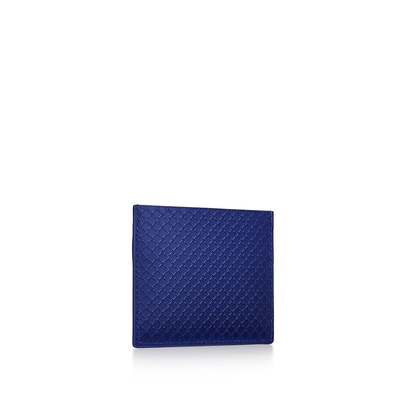 Tiffany&CO★Square Card Case in Vivid Tanzanite Blue Leather Tiffany T Square Card Case in Vivid Tanzanite Blue Leather