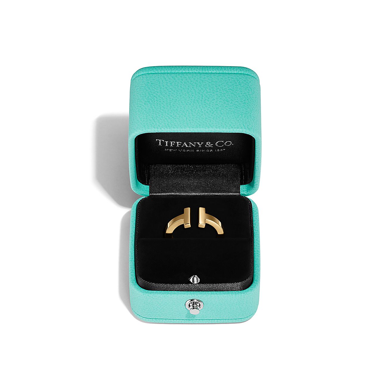 Tiffany T Square Ring in Yellow Gold, Size: 8