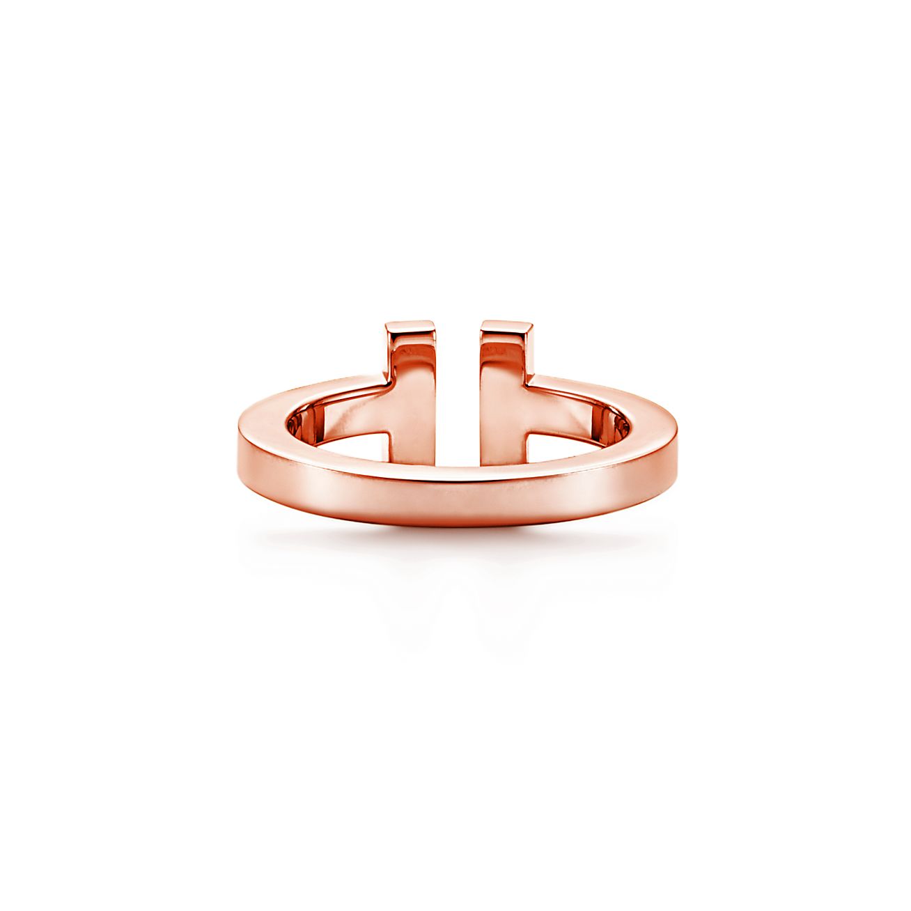 tiffany t square ring rose gold