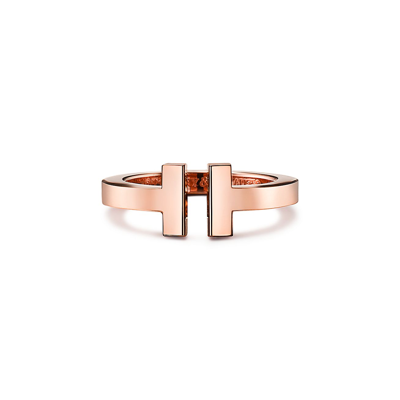 Tiffany TSquare Ring
in Rose Gold
