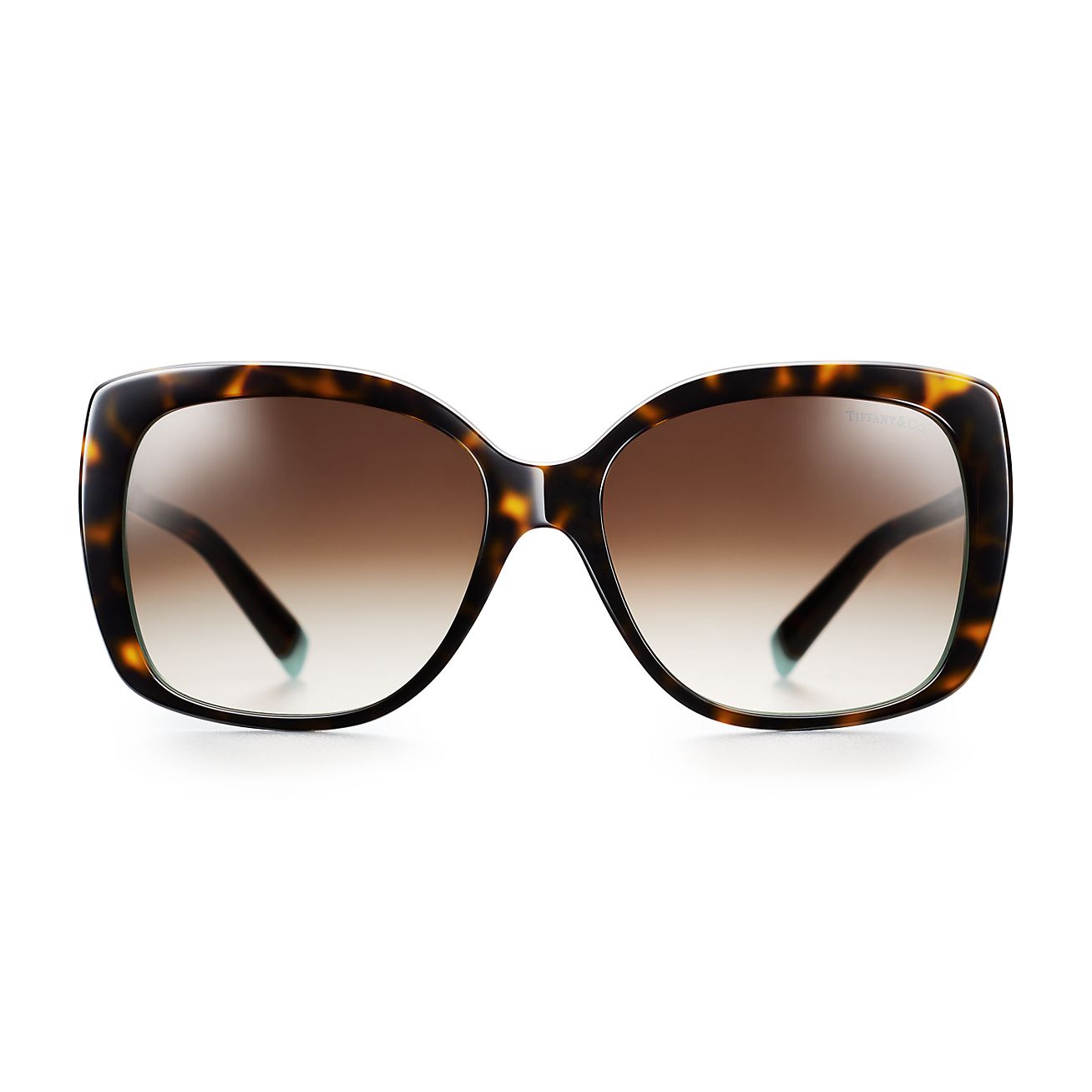 Tiffany T square sunglasses in tortoise 