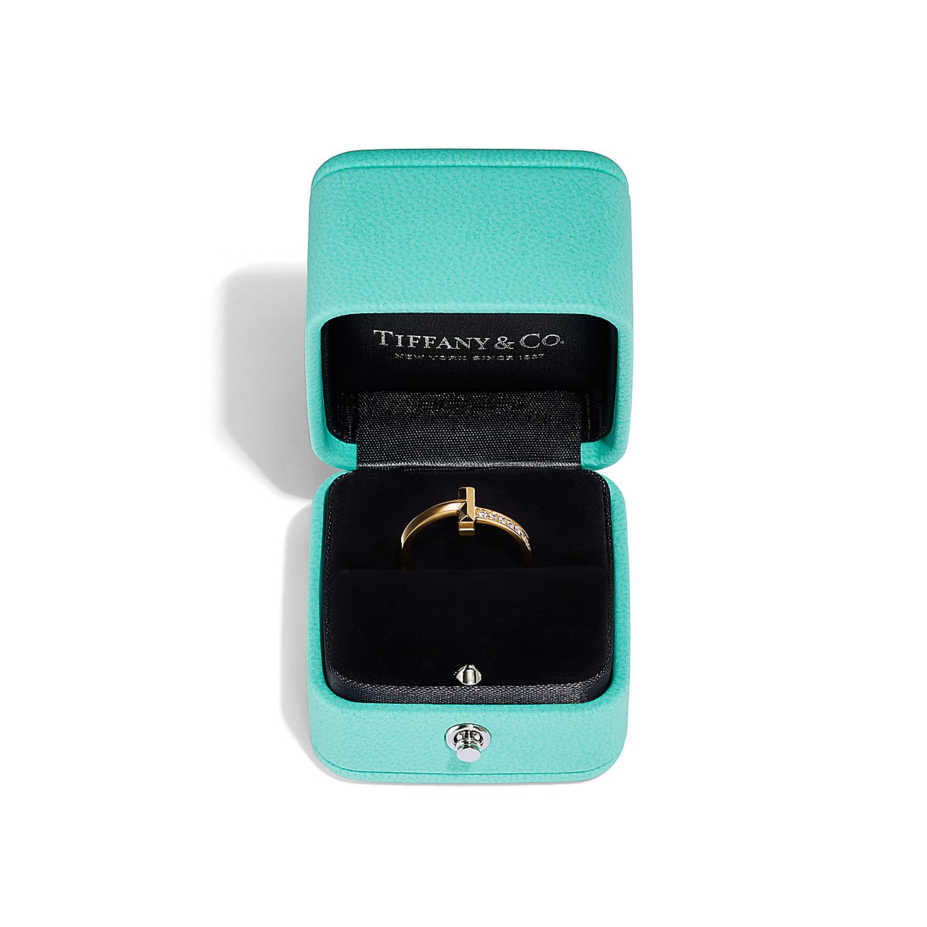 Tiffany T T1 Ring in Yellow Gold with Diamonds - Alternate shot 1 - Alternate shot 2 - Alternate shot 3