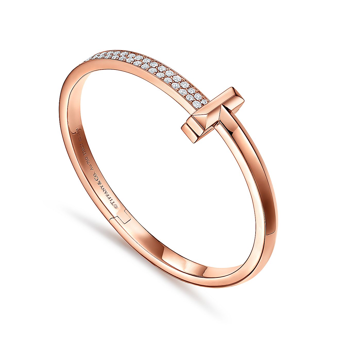 Tiffany t pink gold bracelet Tiffany & Co Gold in Pink gold - 31580459