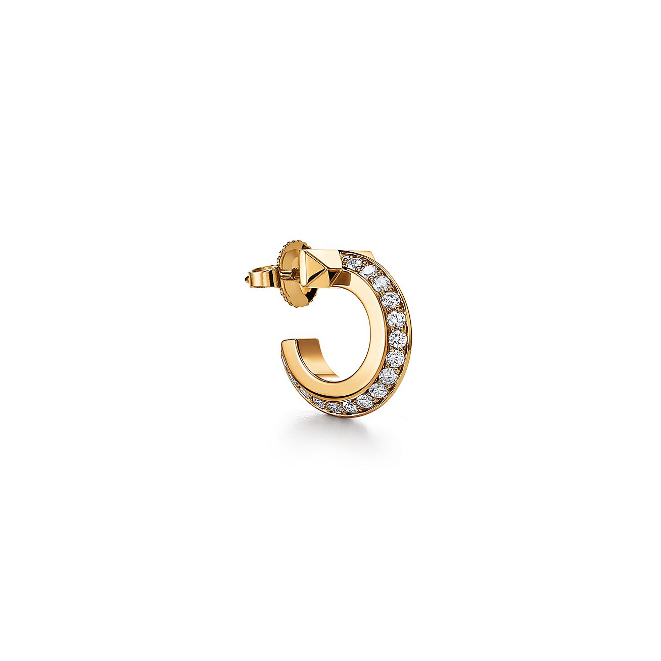 【Tiffany&Co】TiffanyT☆18k Yellow Gold T1 Hoop ピアス Tiffany T:T1 Hoop Earrings in Yellow Gold | Tiffany & Co. US