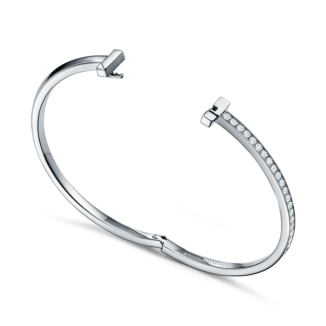 Tiffany t on sale hinged bangle