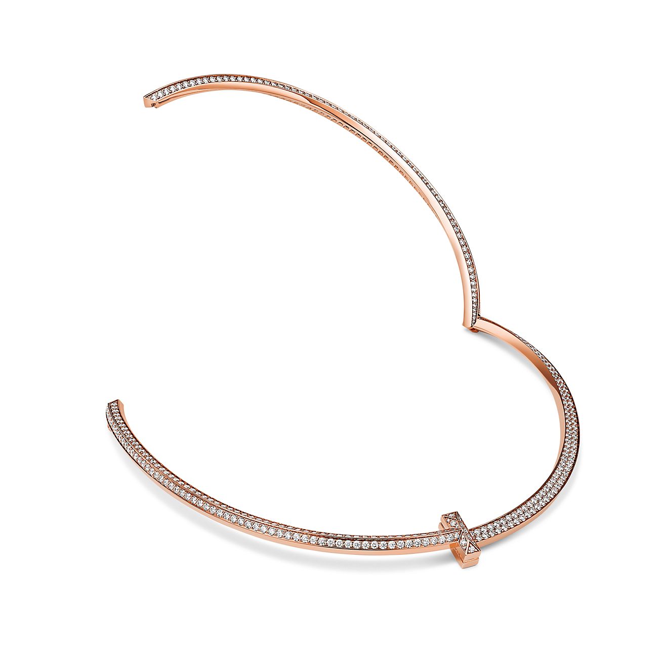 Tiffany T T1 Pavé Diamond Necklace