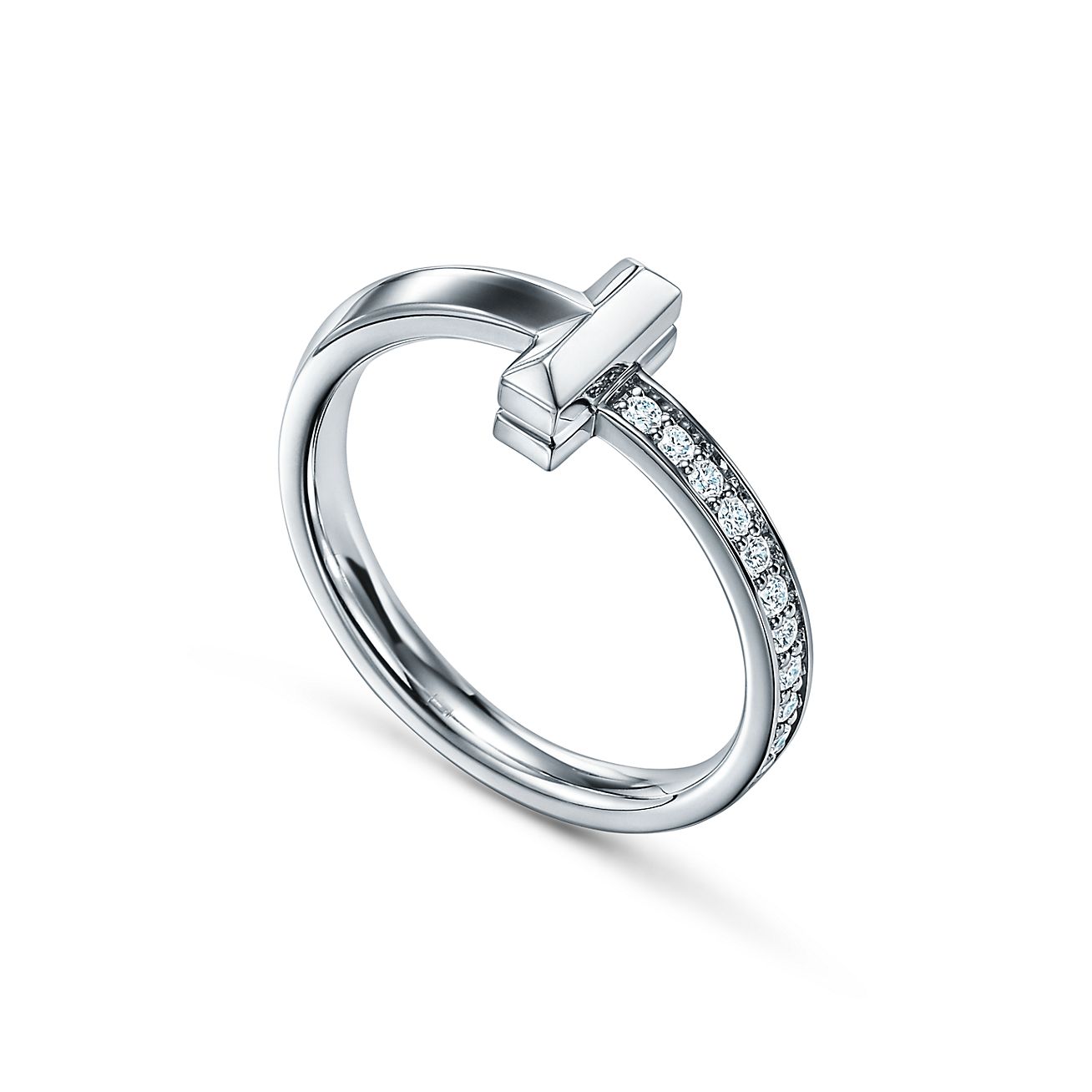 tiffany t1 ring white gold