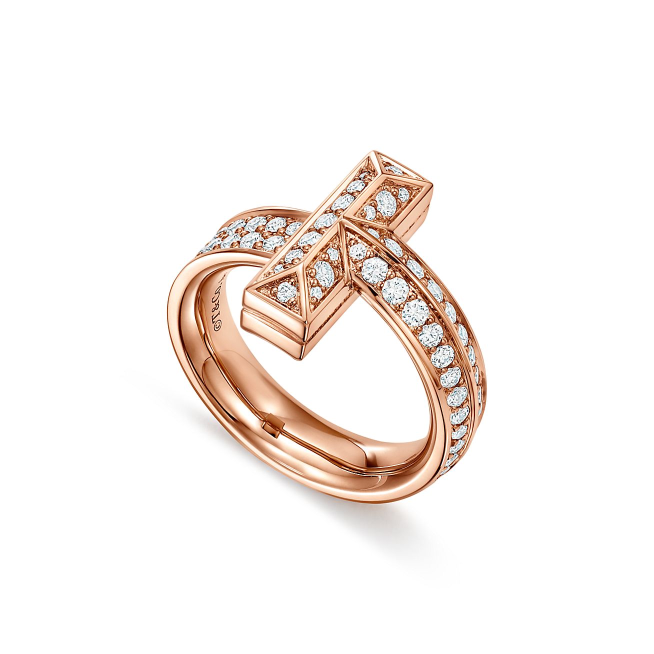 Tiffany t1 deals diamond ring