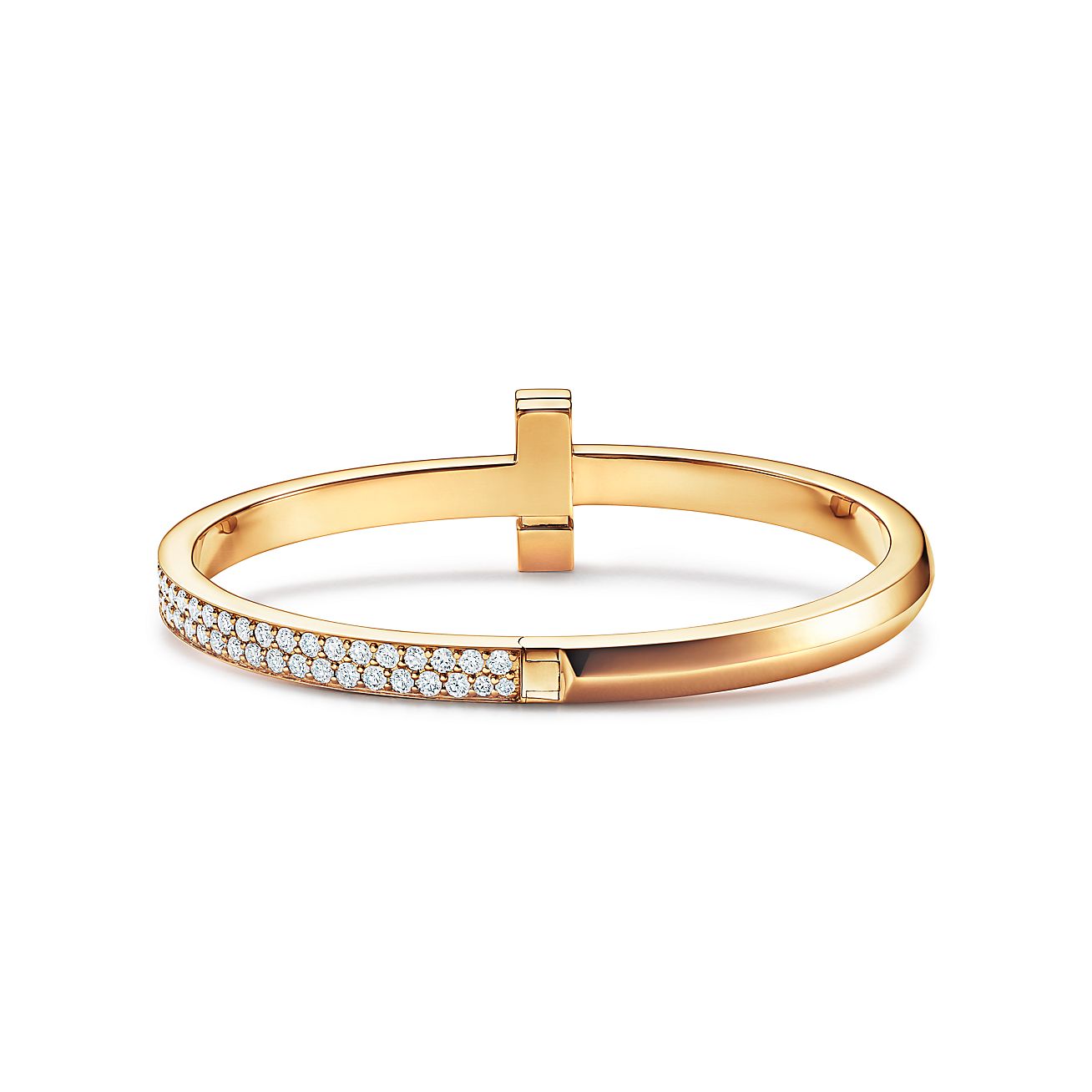 t1 wide diamond hinged bangle