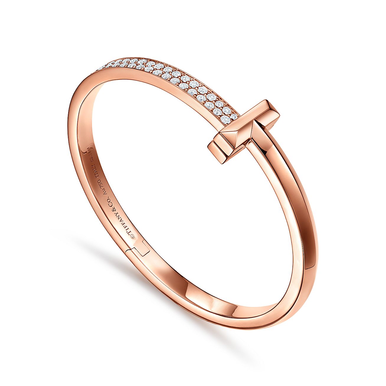 Tiffany ティファニー T HINGED BANGLE バングル ブレスレット Tiffany T T1 Narrow Hinged Bangle in Yellow Gold | Tiffany