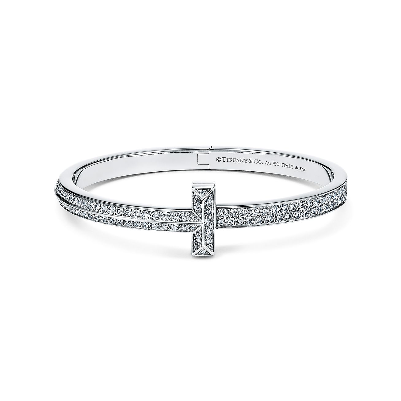 T1 Wide Diamond Hinged Bangle Tiffany T1 Bangle Price $8,800