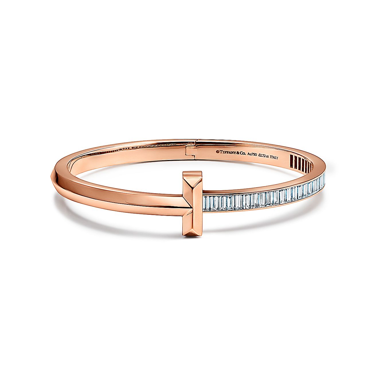 Tiffany & Co. Tiffany T Hinged Wire Bangle Bracelet
