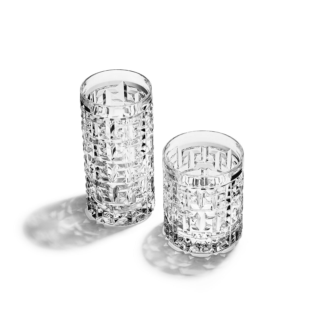 tiffany crystal whiskey glasses