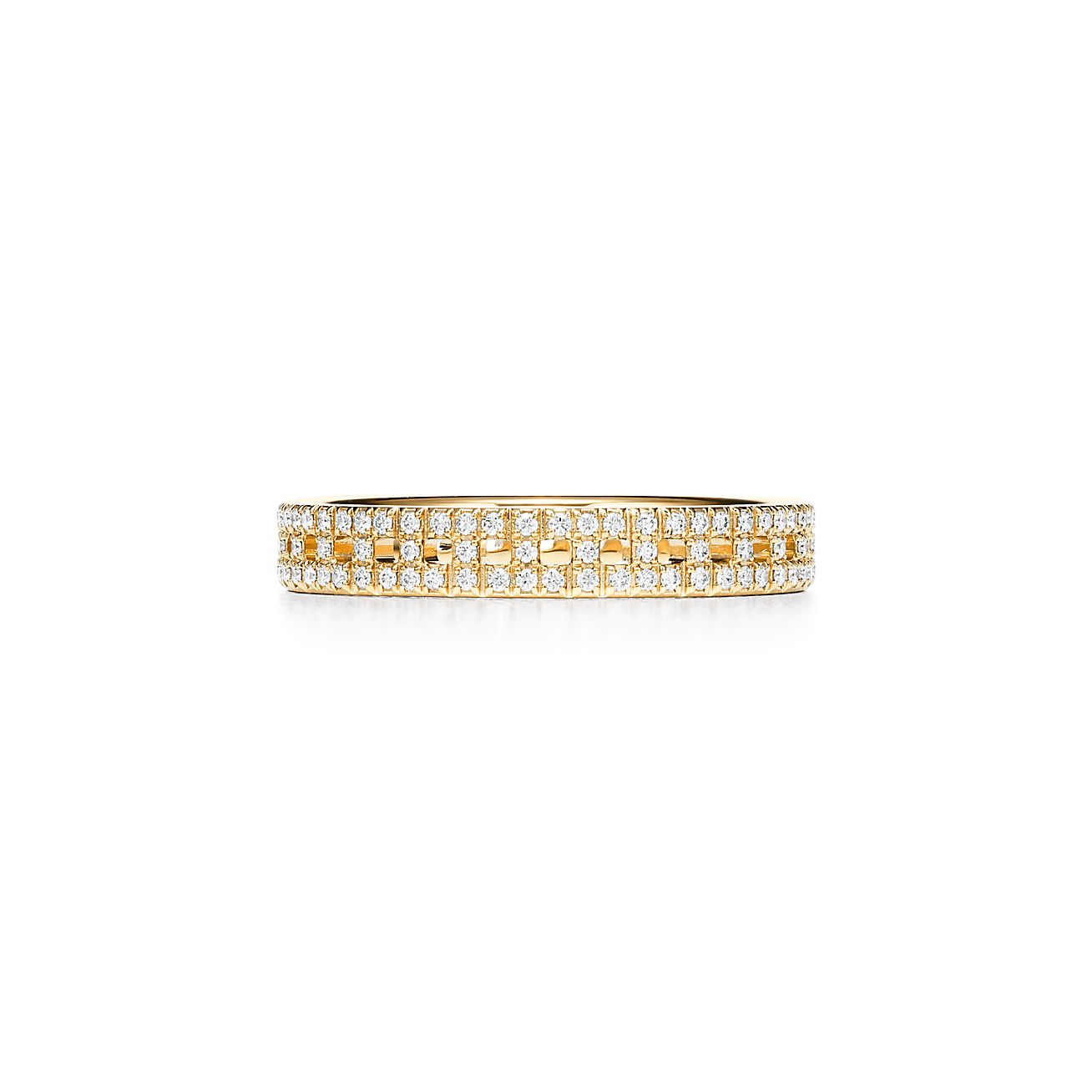 Tiffany T True narrow ring in 18k gold 