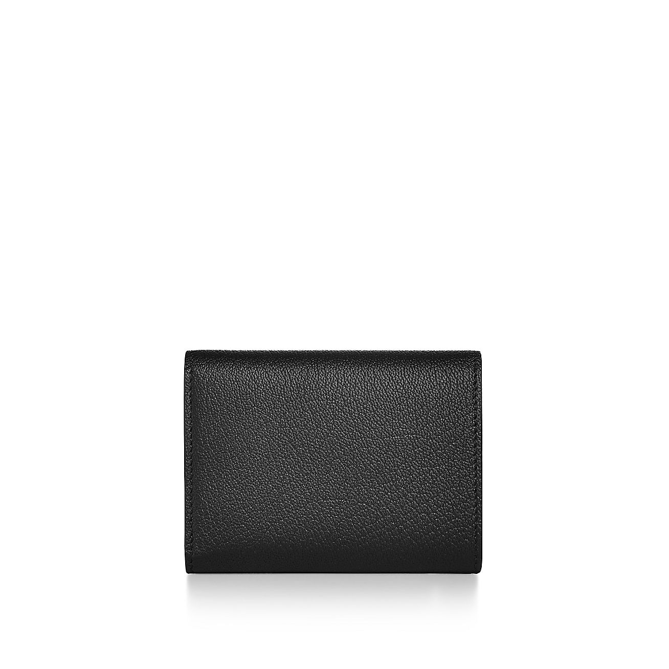 Tiffany T Wallet in Black Leather