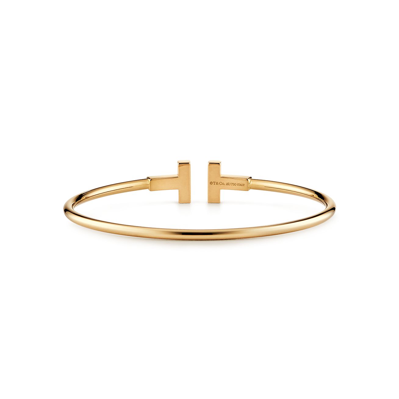 Tiffany T Wire Bracelet in 18K Gold, Large