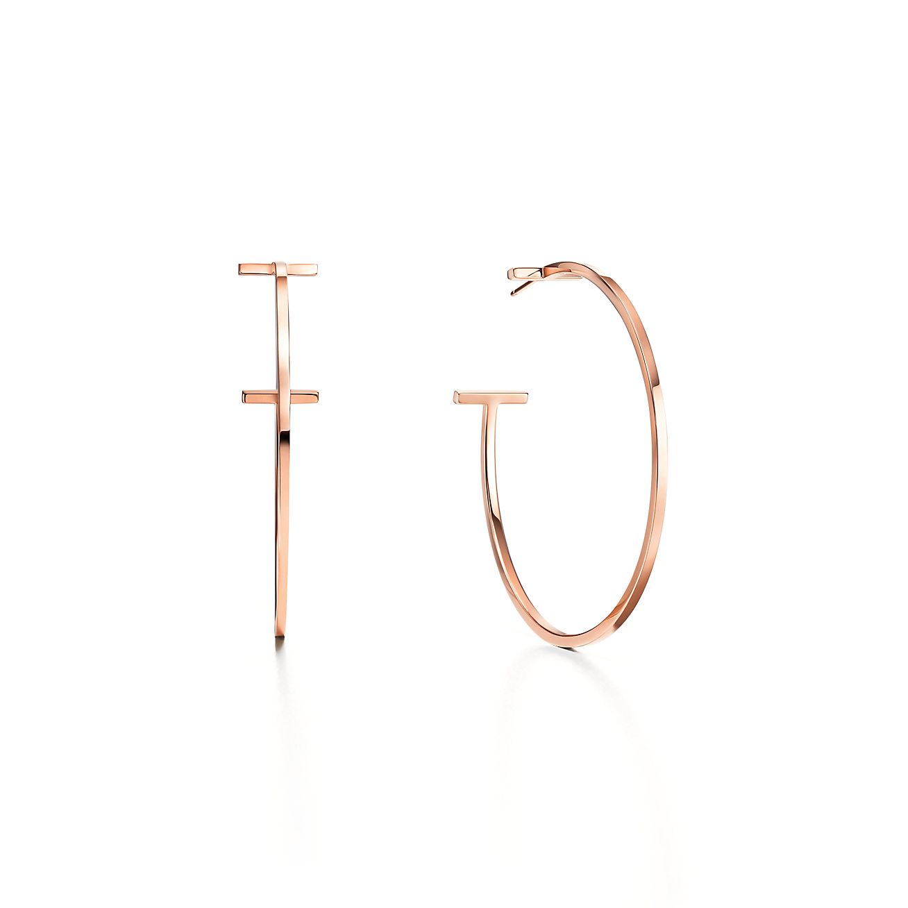 tiffany t wire hoop earrings