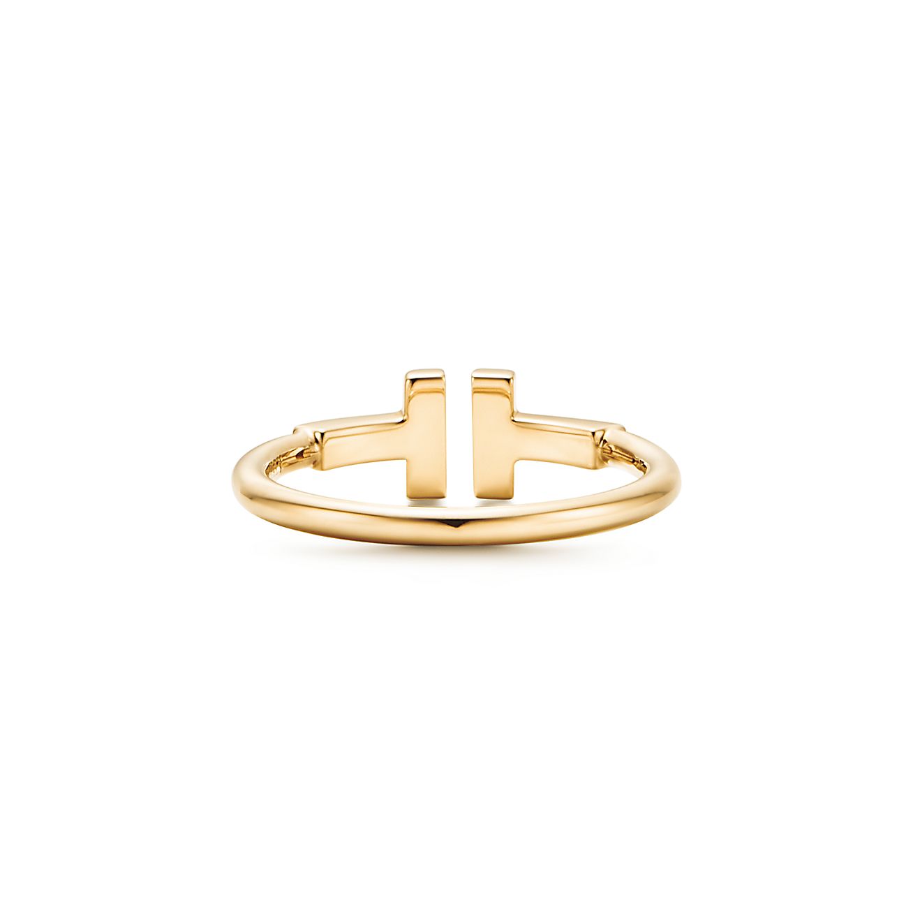 Tiffany T wire ring in 18k gold. | Tiffany & Co.