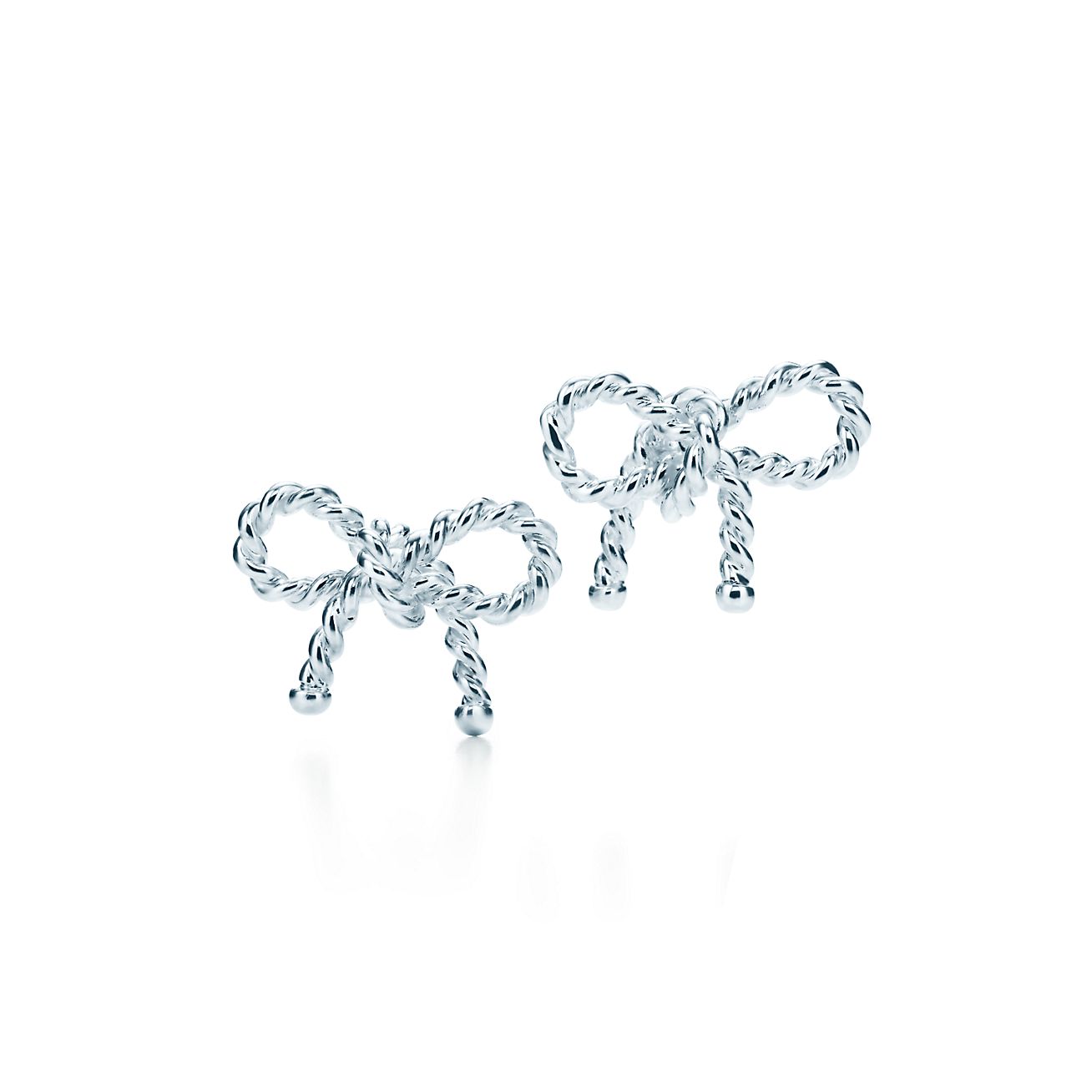 Tiffany Twist bow earrings in sterling 