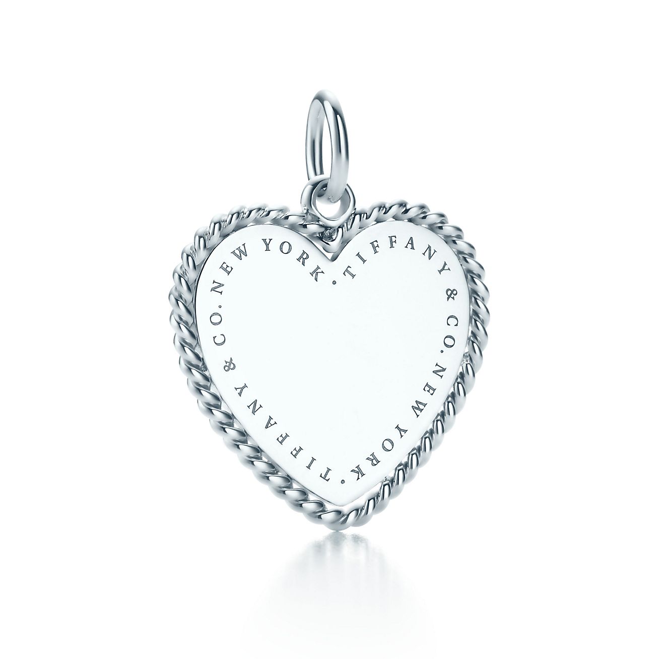 Tiffany Twist Heart Charm