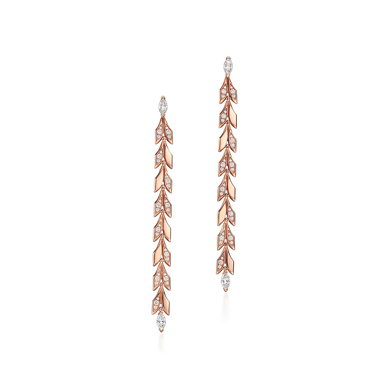 tiffany gold drop earrings