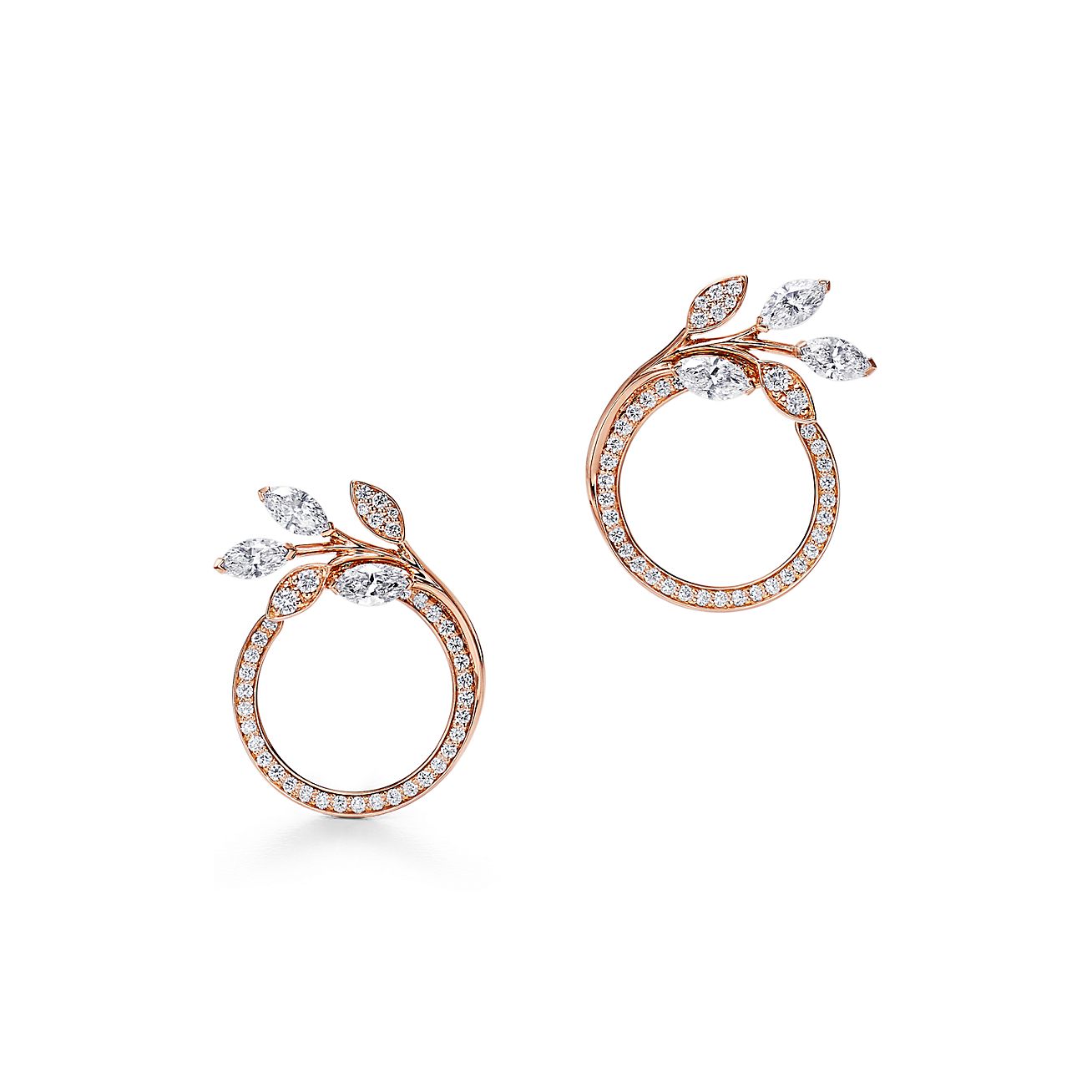 tiffany small diamond earrings